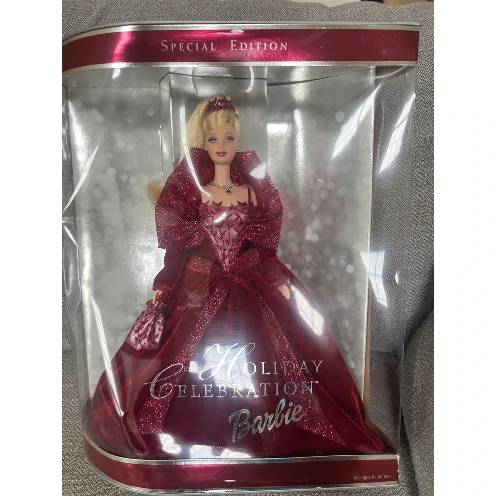 NIB Barbie 2002 Holiday Celebration Doll Special Edition Mattel 56209